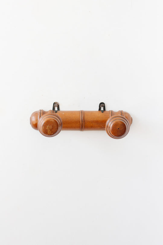 1930s french faux bamboo patère