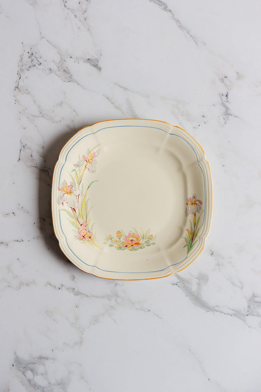 royal marigold by alfred meakin square plate