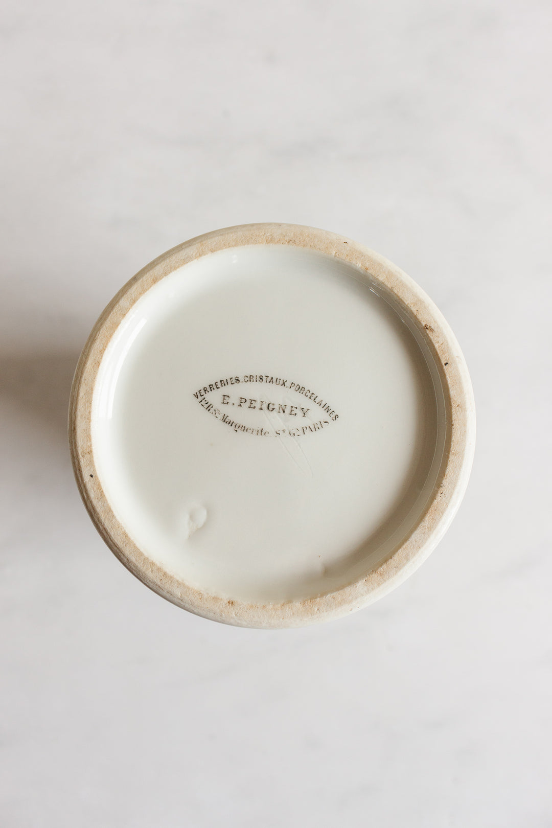 19th century French hand painted porcelain apothecary jars