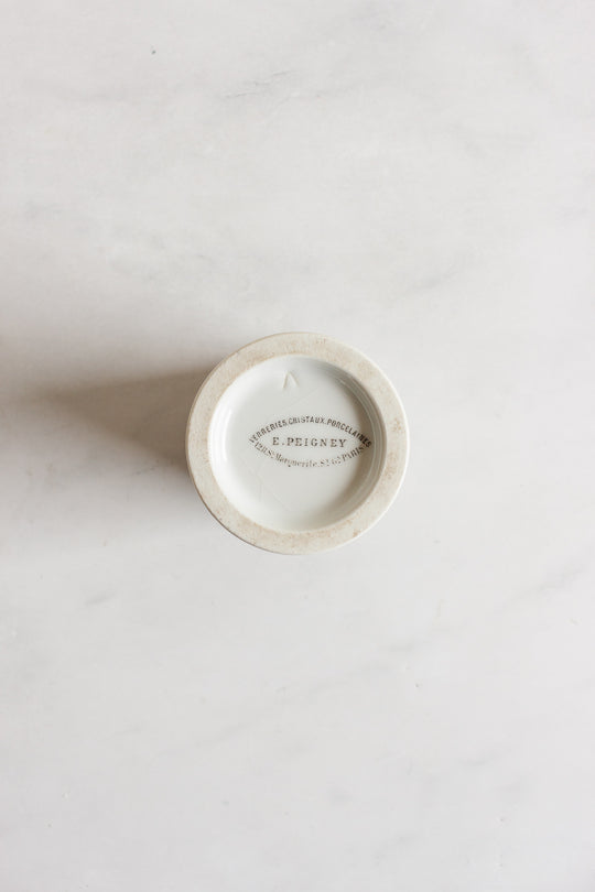 19th century French hand painted porcelain apothecary jars
