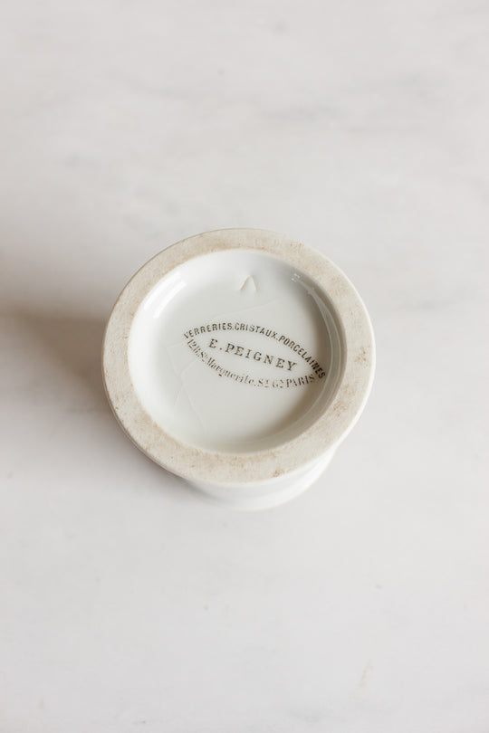 19th century French hand painted porcelain apothecary jars