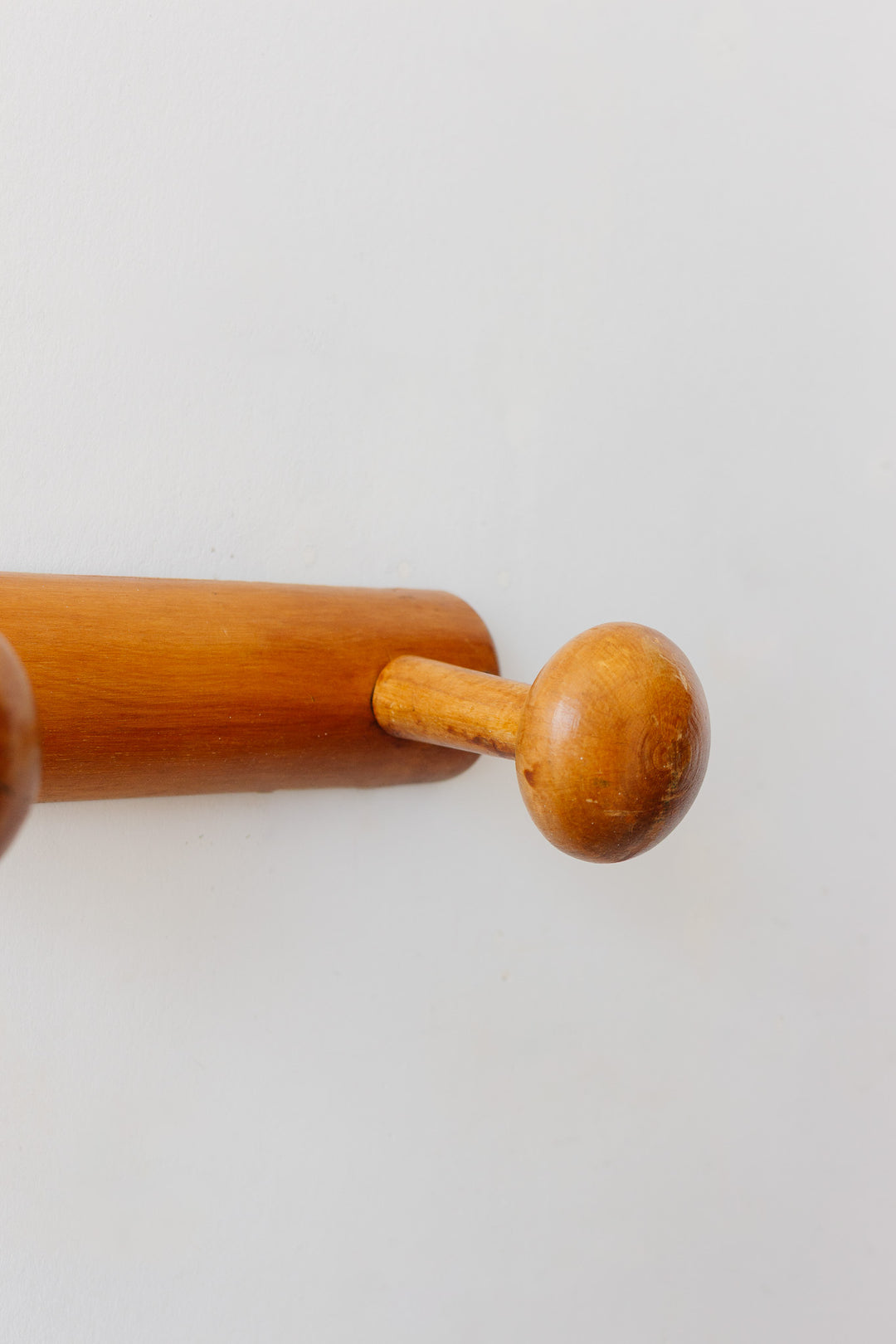 midcentury quintessentially french wood patère