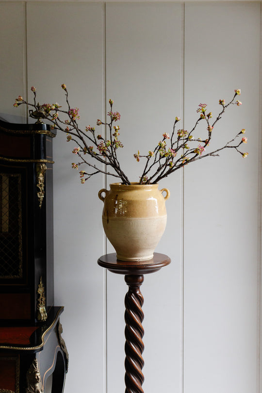 antique french large stoneware pot