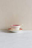 vintage aynsley pink and gold tea cup