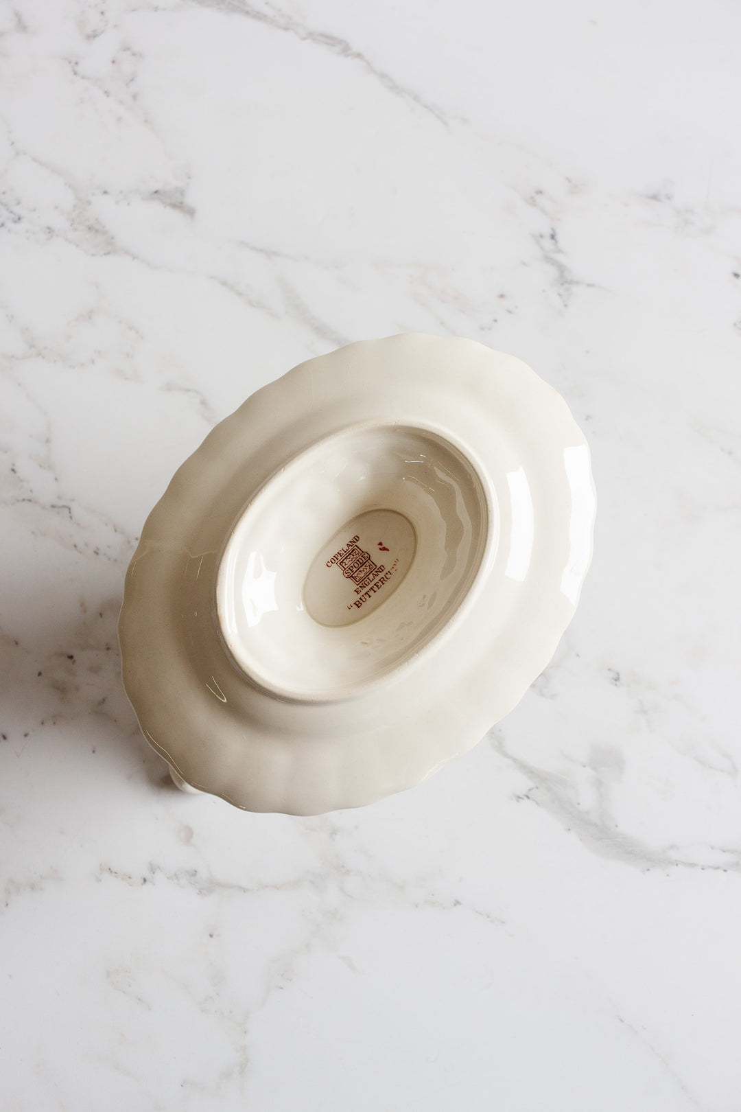 midcentury copeland spode "buttercup" gravy boat