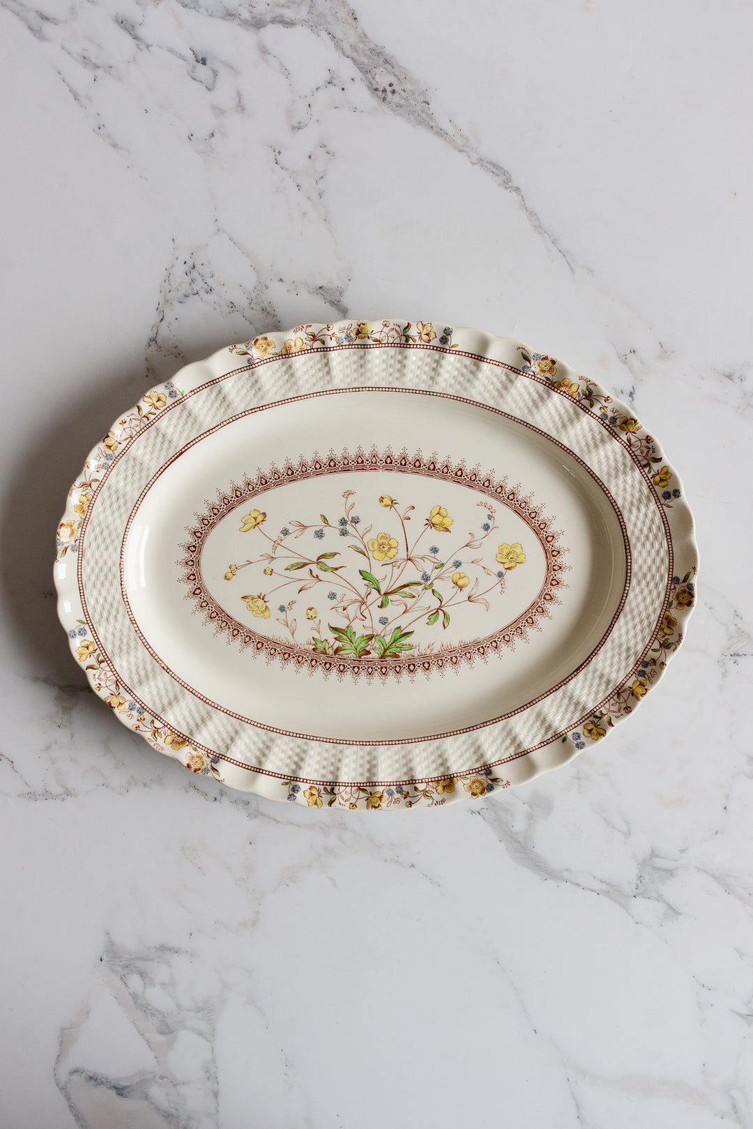 vintage Copeland spode "buttercup" platter