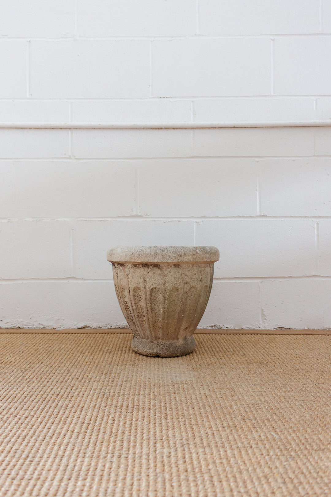 antique french stone garden planter
