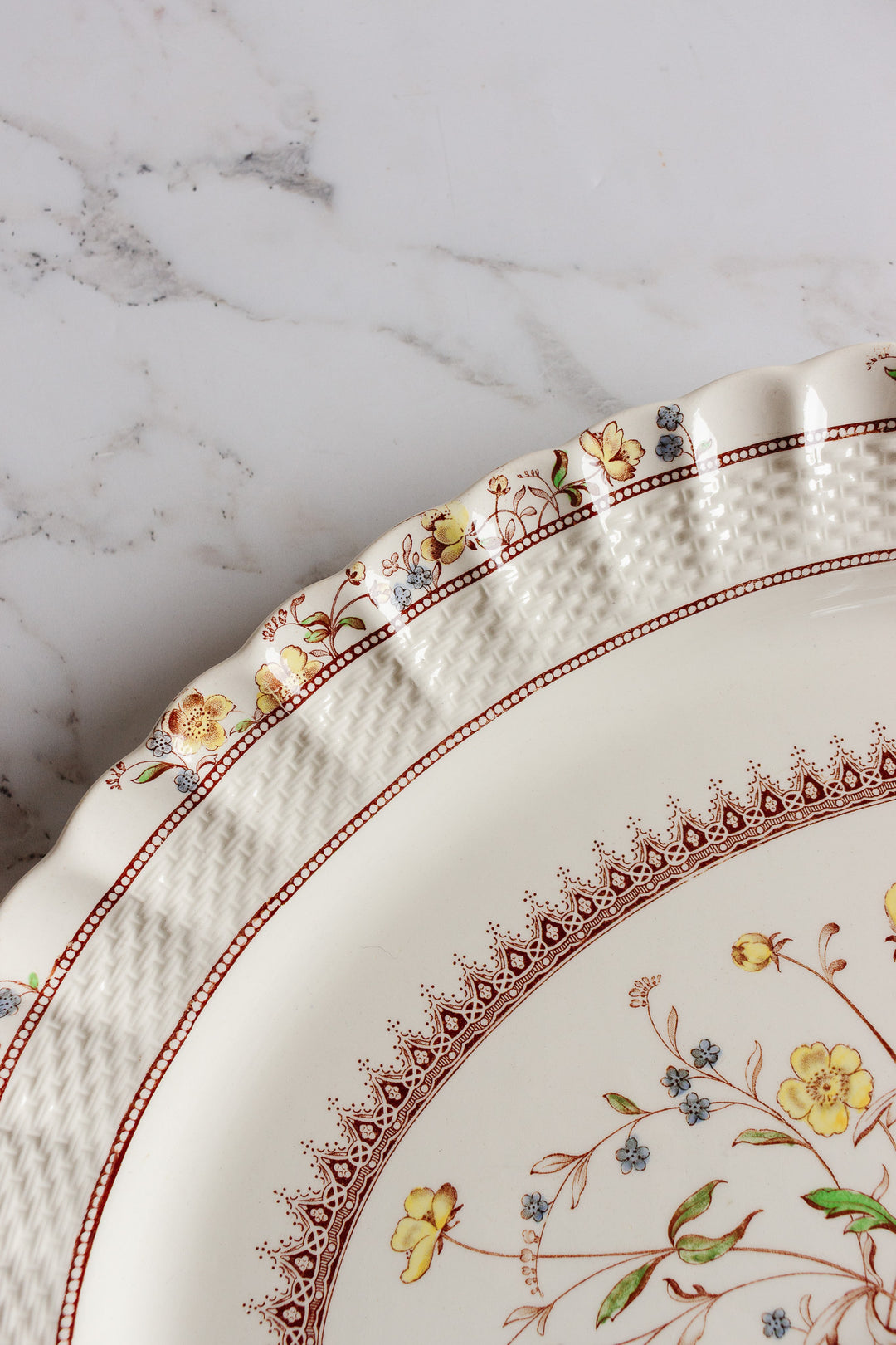 vintage Copeland spode "buttercup" platter