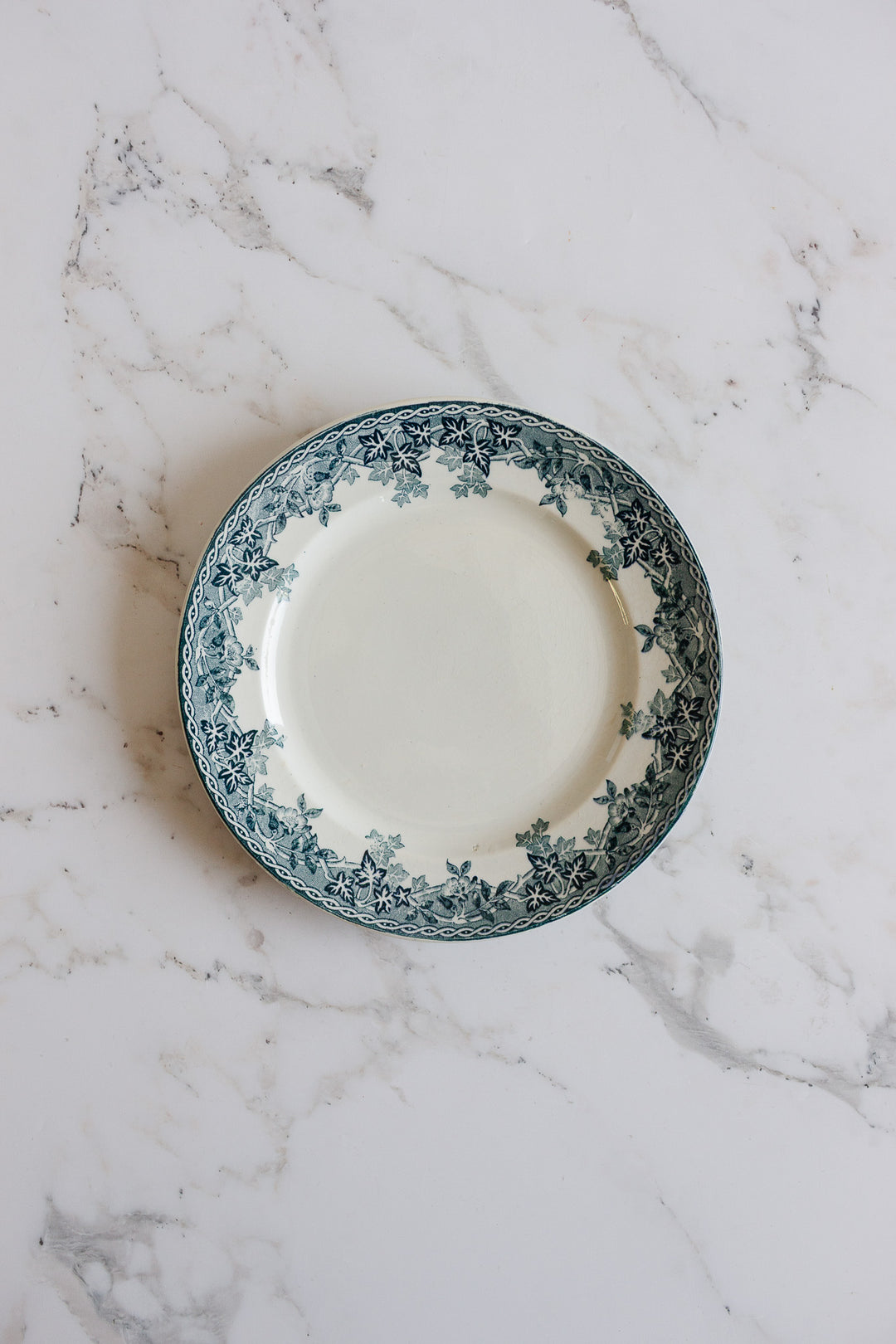 mix and match series of "assiettes dépareillées" - shades of blue