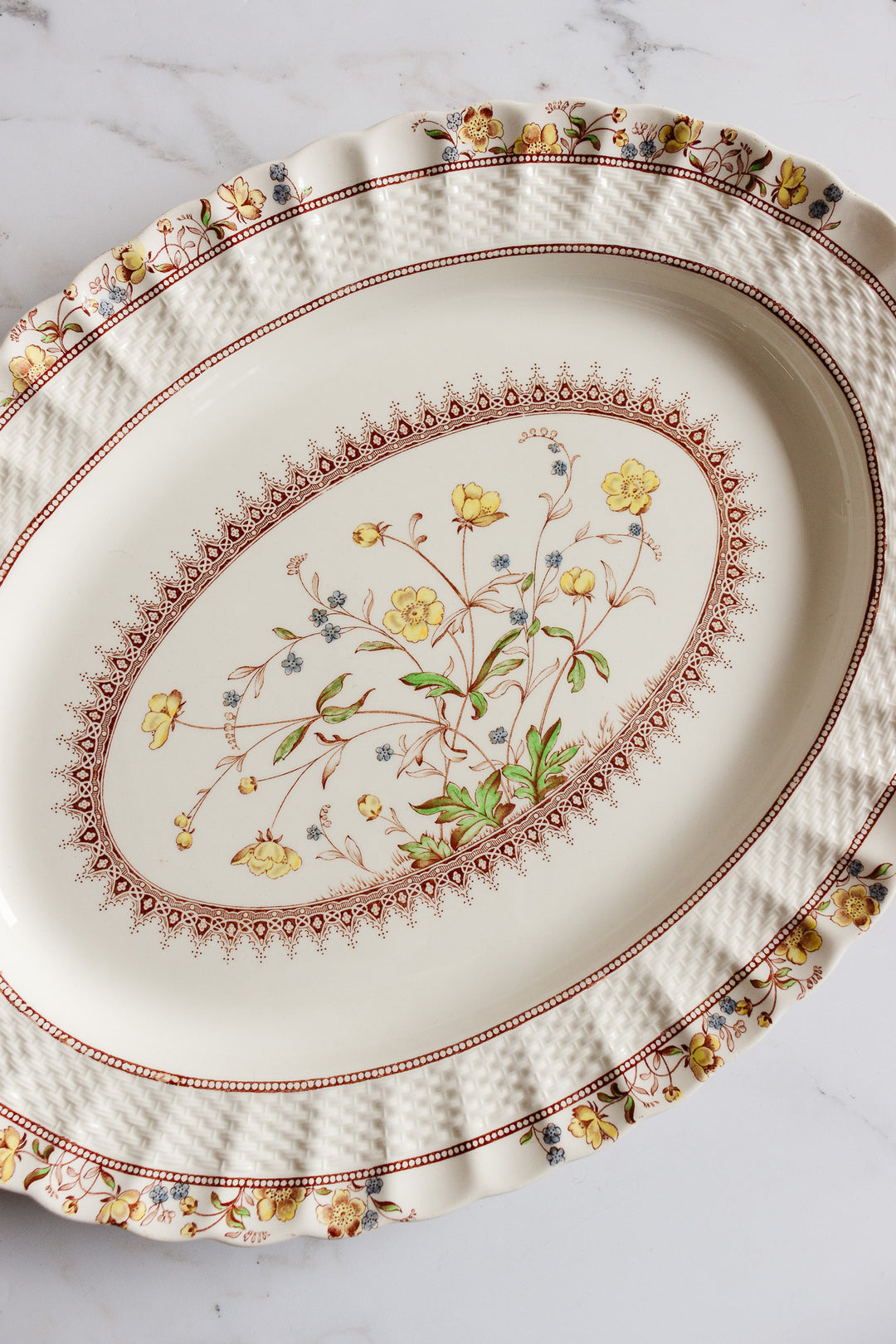 vintage Copeland spode "buttercup" platter