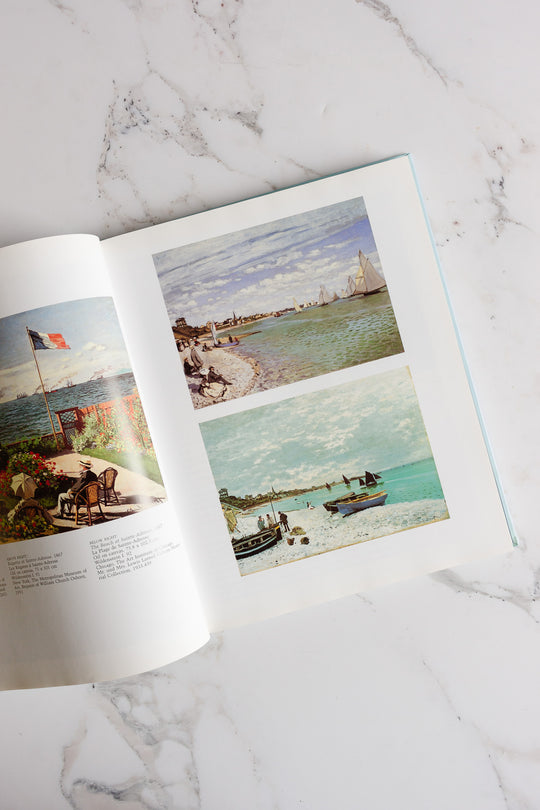 vintage monet art book