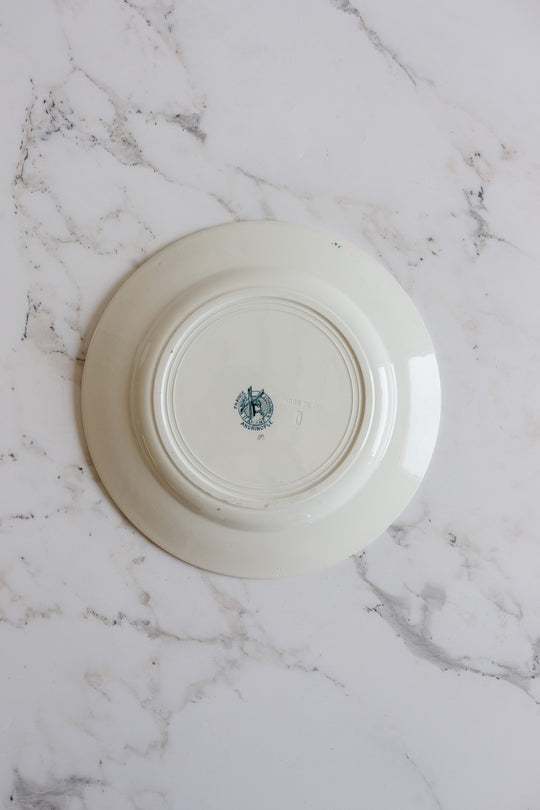 mix and match series of "assiettes dépareillées" - shades of blue