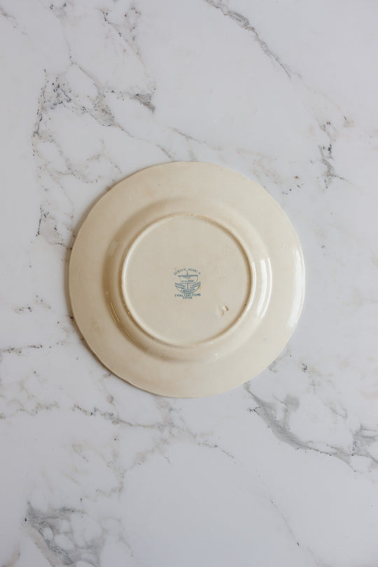 mix and match series of "assiettes dépareillées" - shades of blue