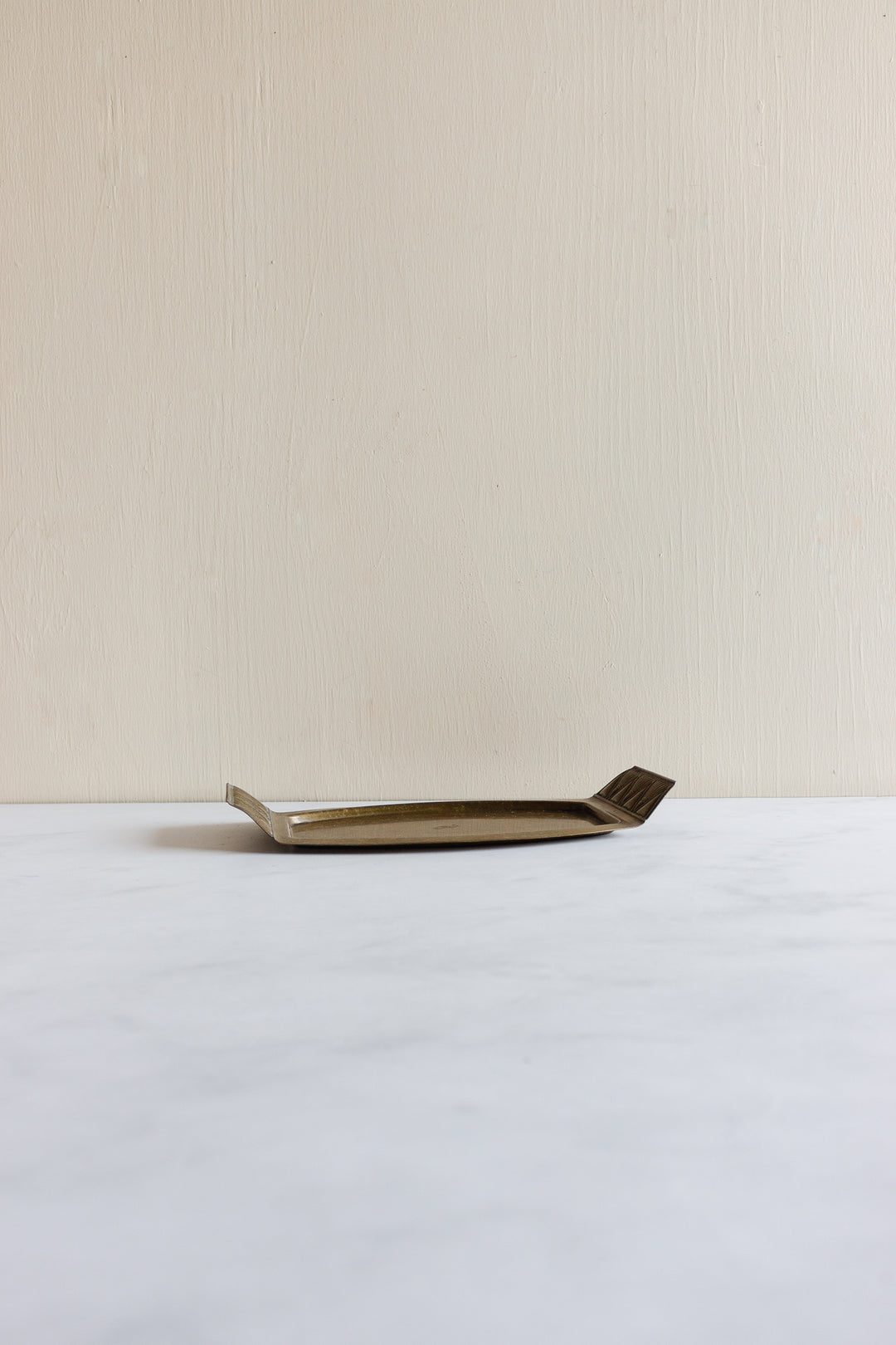 vintage art deco brass tray