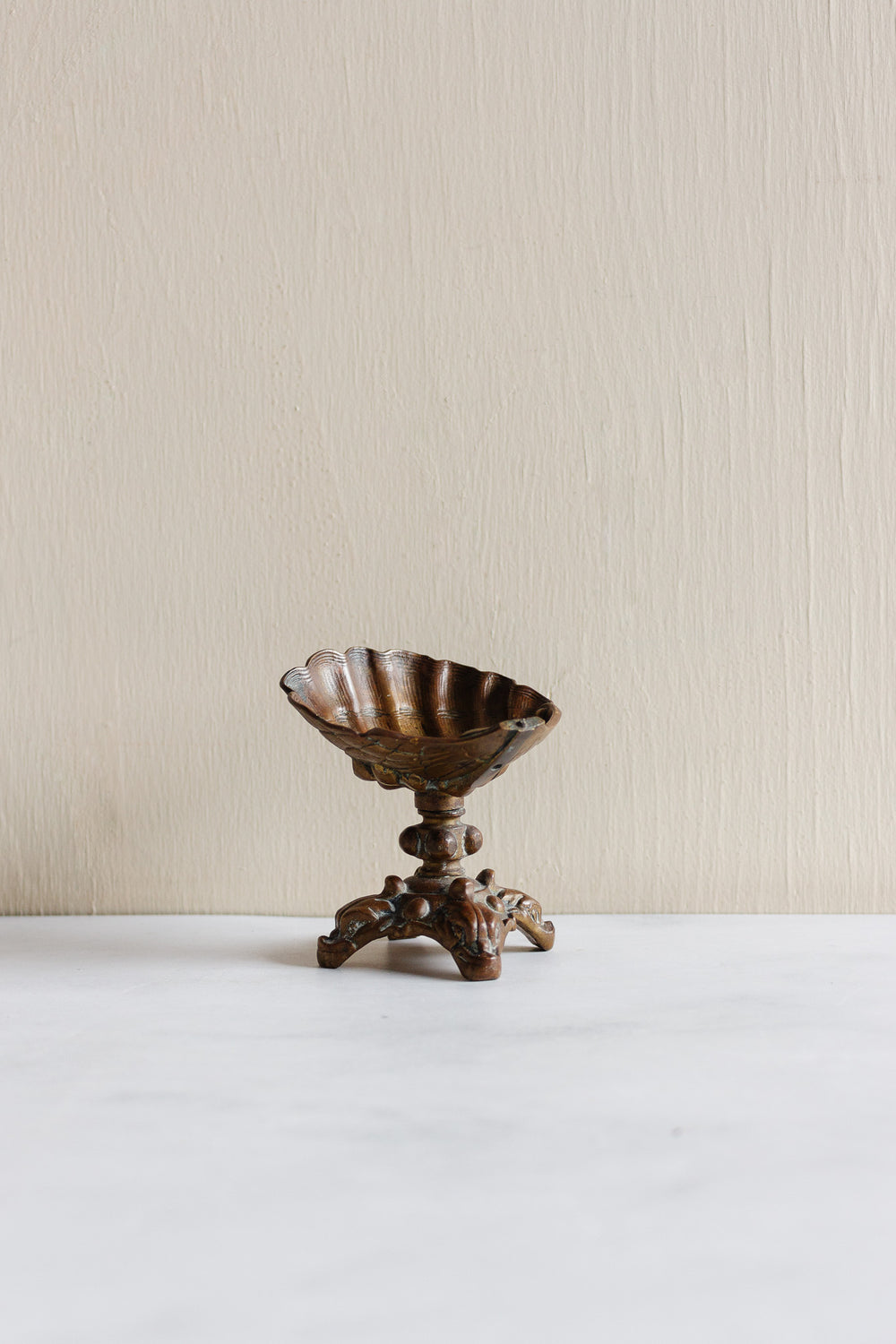 turn of the century French art nouveau pedestal ring dish