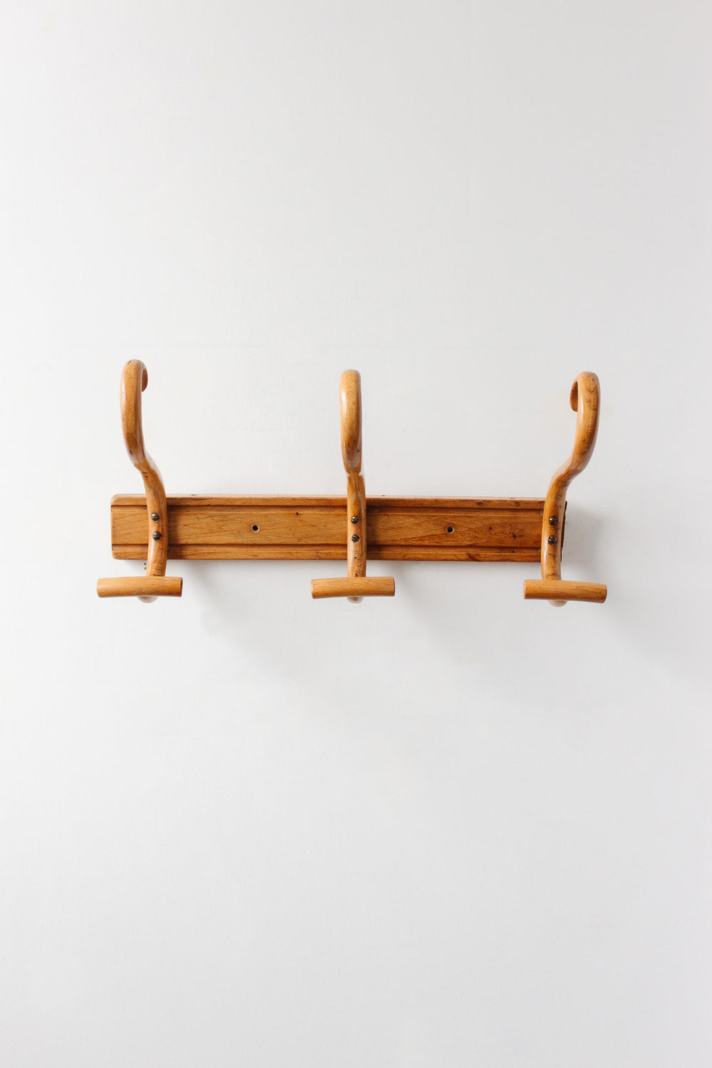vintage french thonet style bentwood coat rack