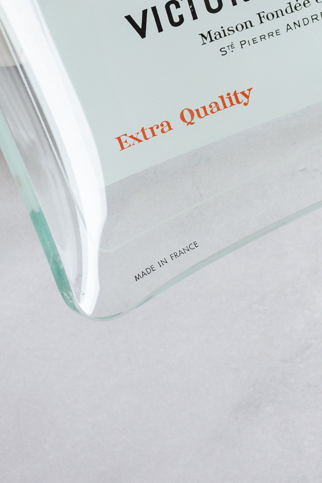 midcentury french glass advertising ashtrays