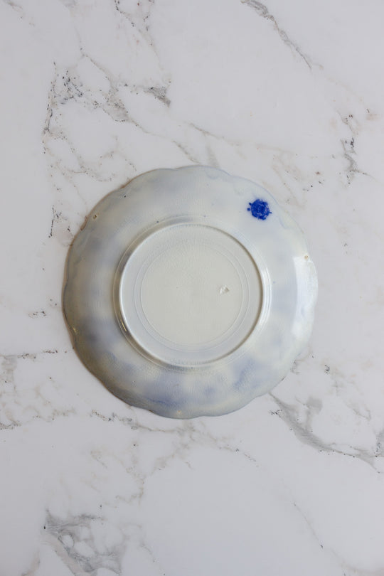 mix and match series of "assiettes dépareillées" - shades of blue