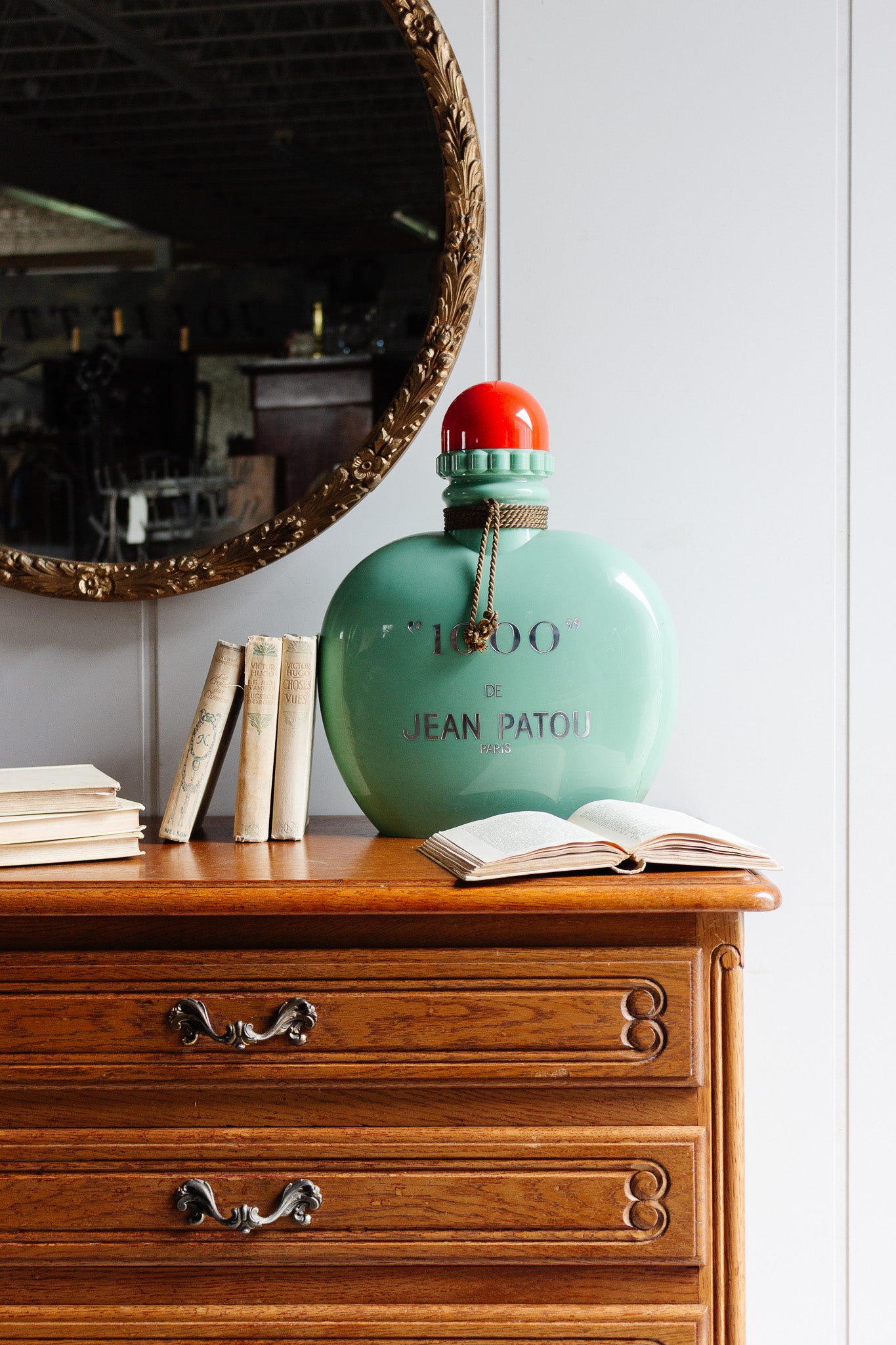 rare extra large 1970s French Jean Patou “1000” parfumerie display
