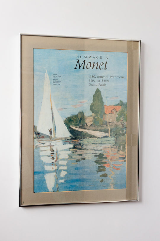 hommage à monet 1980 french exhibition poster