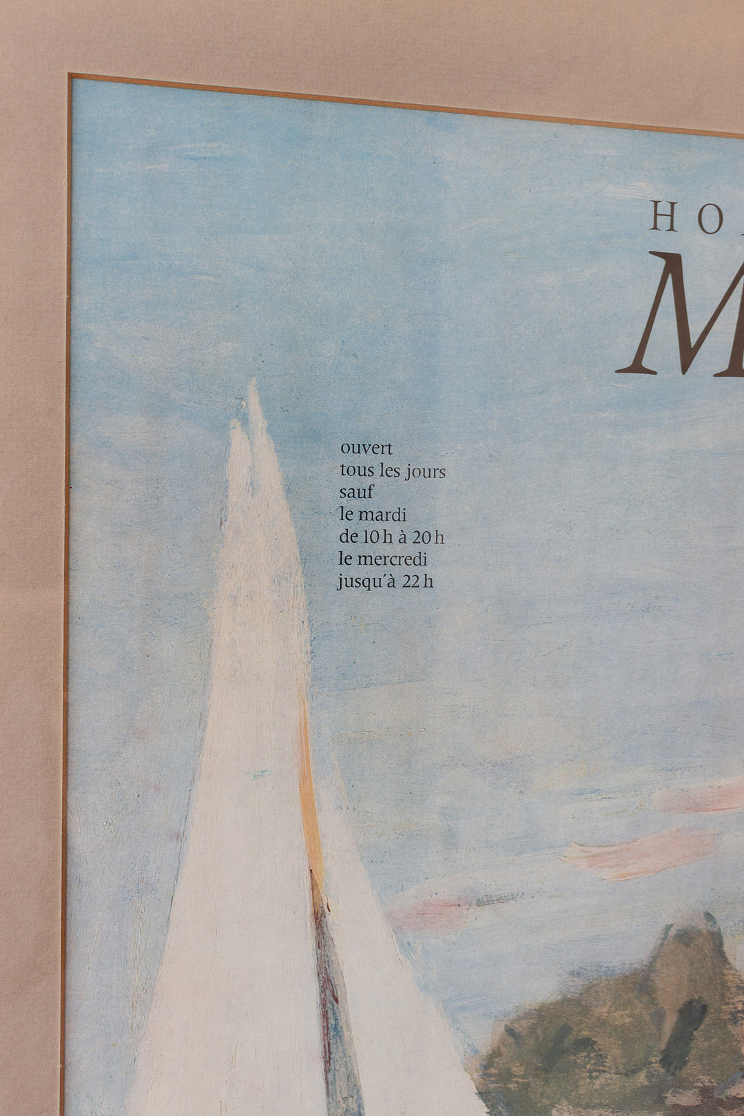 hommage à monet 1980 french exhibition poster