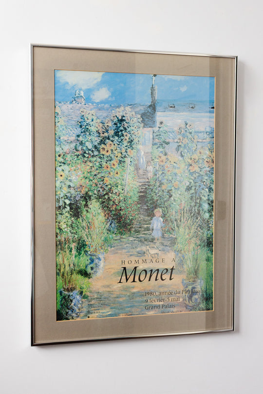 hommage à monet 1980 exhibition poster i