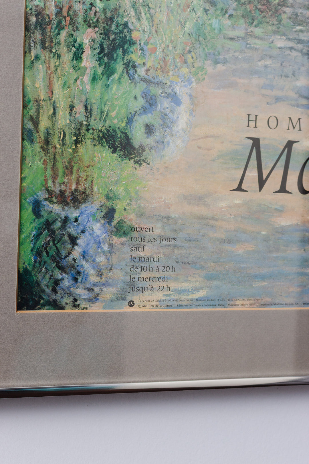 hommage à monet 1980 exhibition poster i
