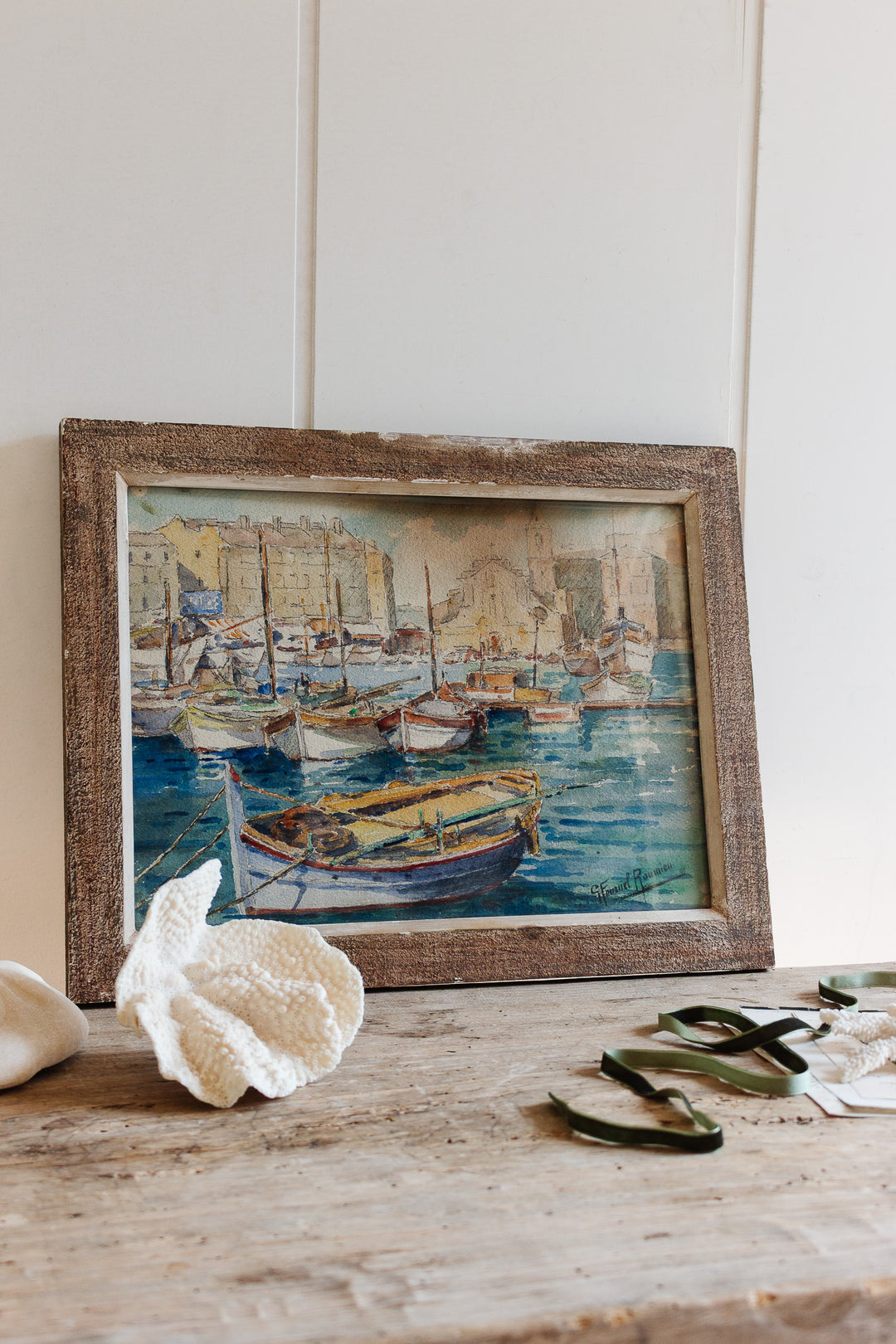 les bateaux en aquarelle