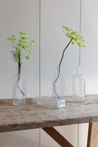 turn of the century French glass pharmacy bottle