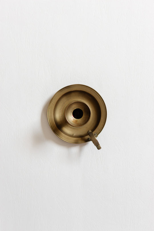 antique french brass chamberstick