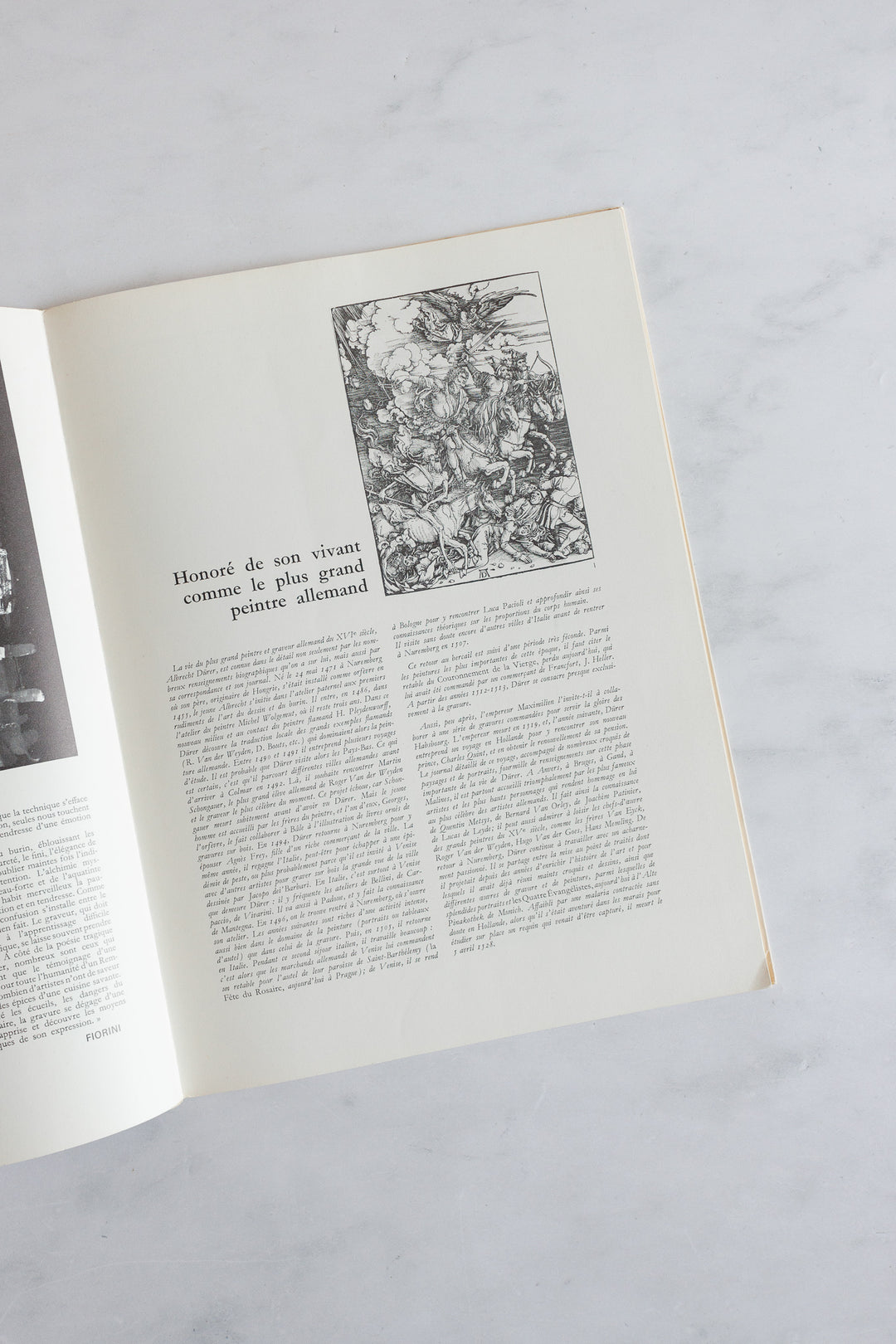 vintage french art book "grand peintres: dürer"