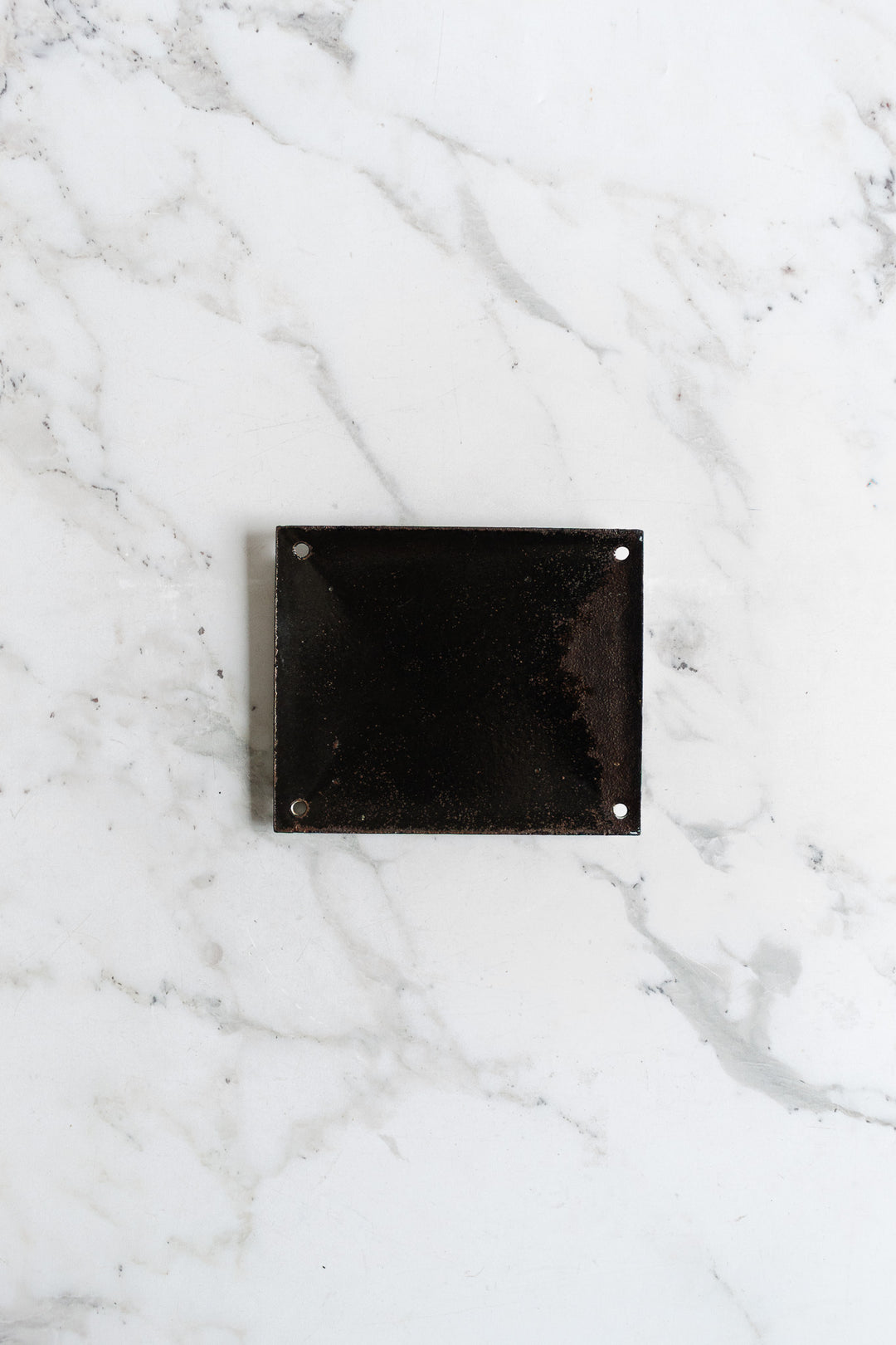 antique french enamel house number plaque