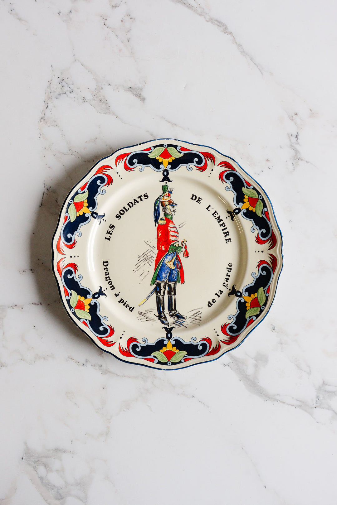 vintage french "moulin des loups orchies france" collection l'ille plate