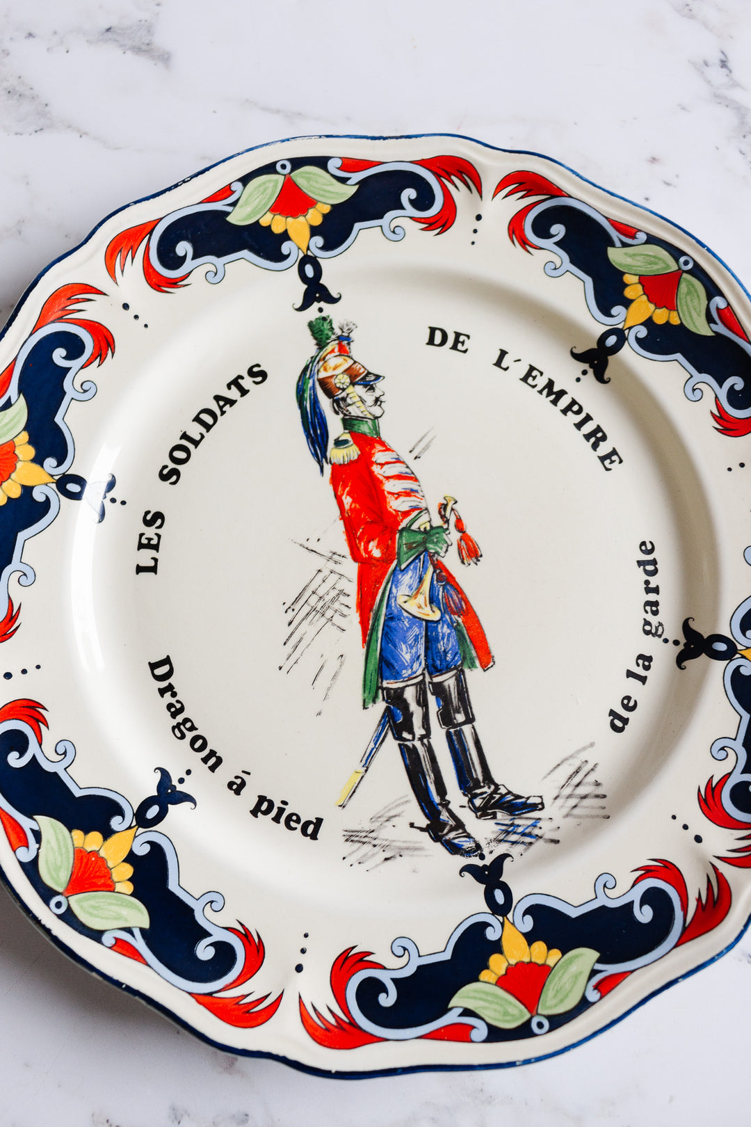 vintage french "moulin des loups orchies france" collection l'ille plate