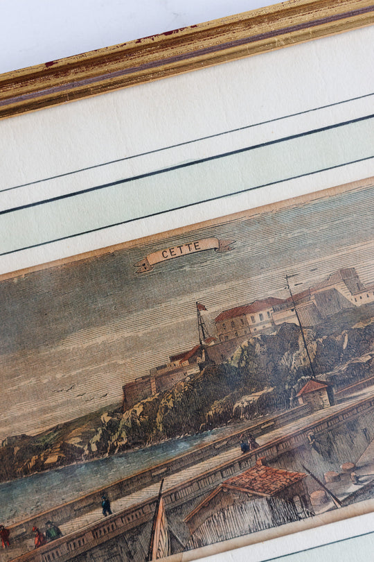 "cette" by listed french artist louis-amable crapelet