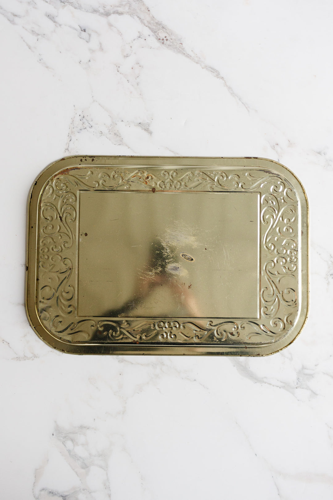 1960s vintage italian tin serving trays
