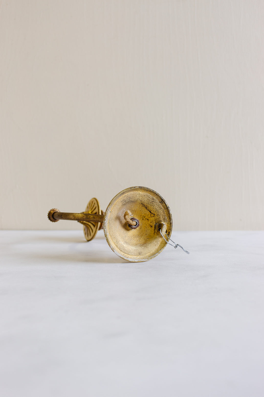 pair of 1940s French gilt brass sconces