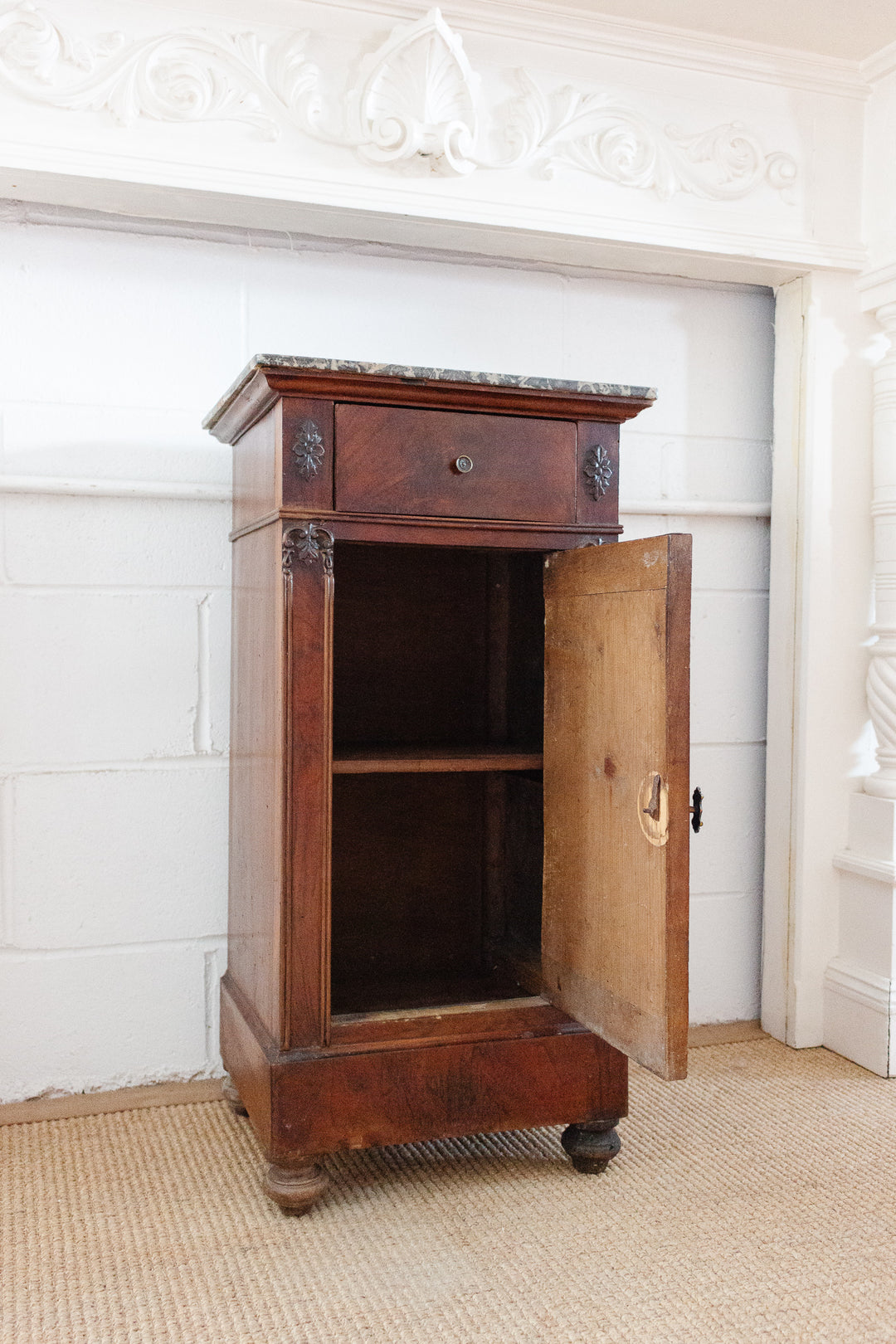 turn of the century french louis xvi night stand