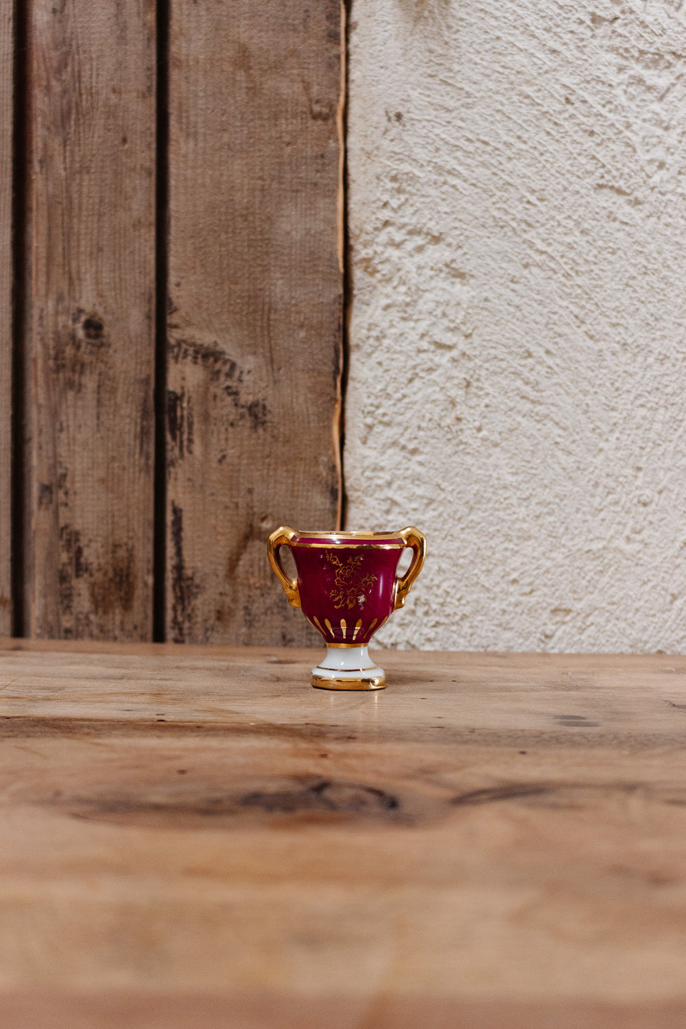 pair of vintage french limoges eggcups