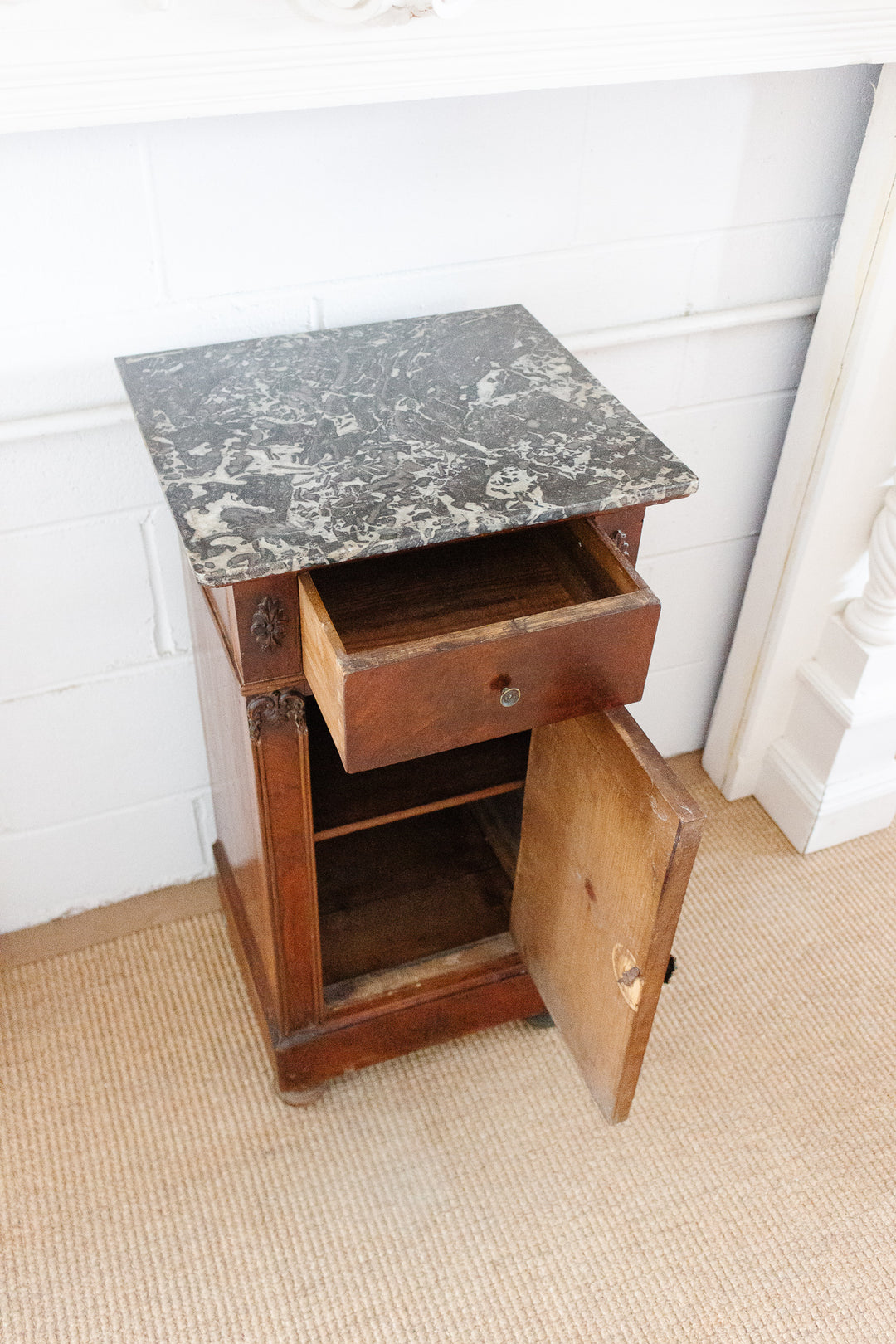 turn of the century french louis xvi night stand