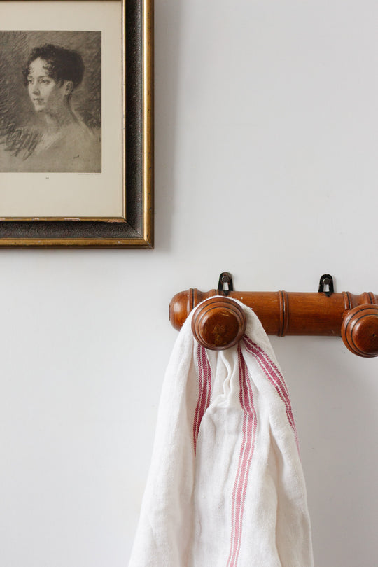 1930s french faux bamboo patère