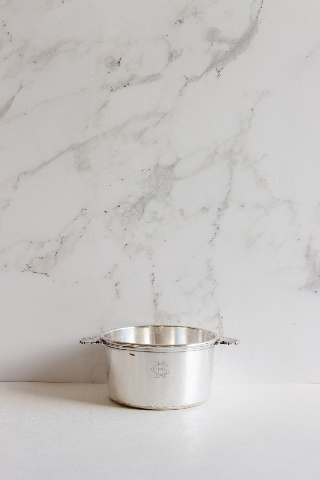 antique french cristofle monogrammed ice bucket