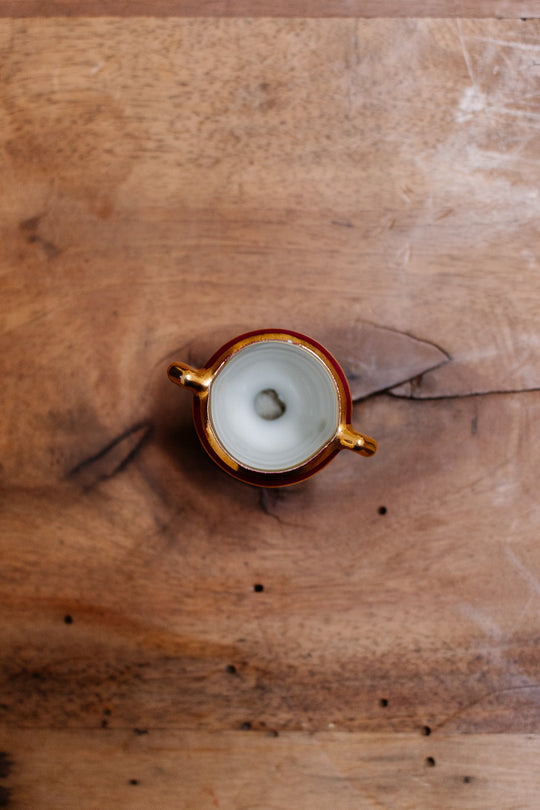 pair of vintage french limoges eggcups