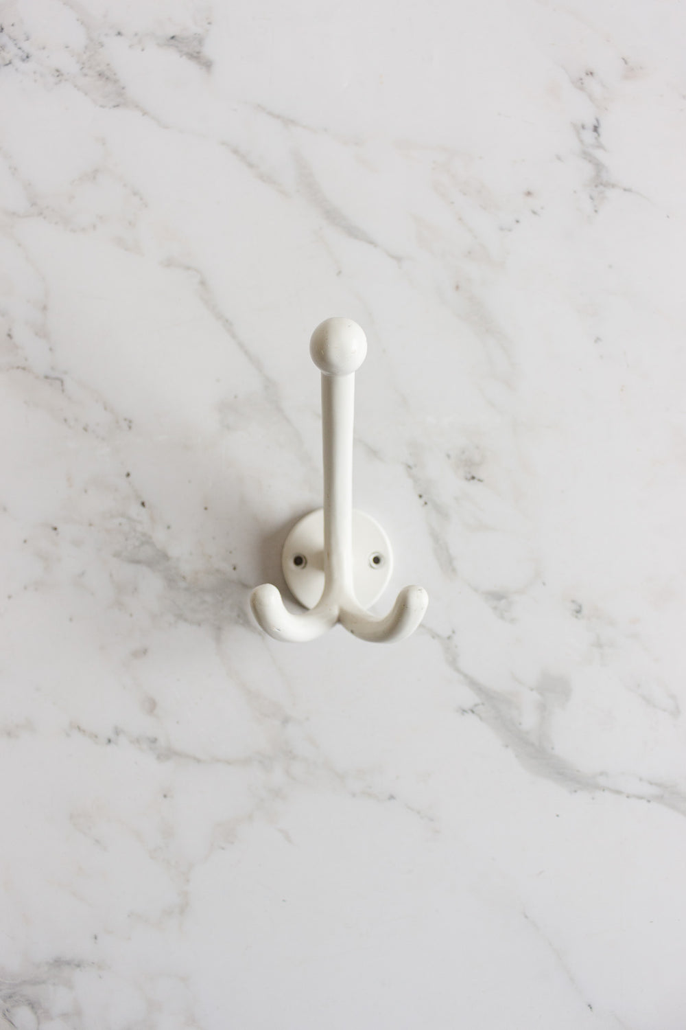 vintage french white hook