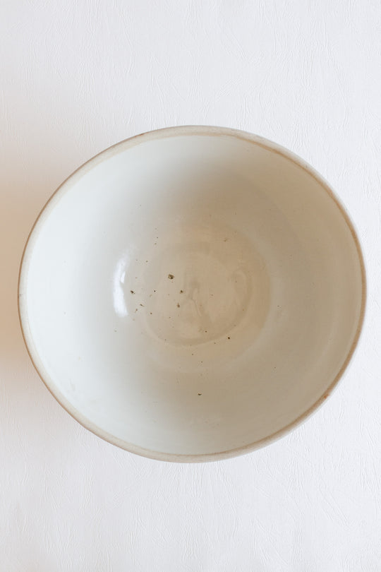 1920s french stoneware mixing bowl