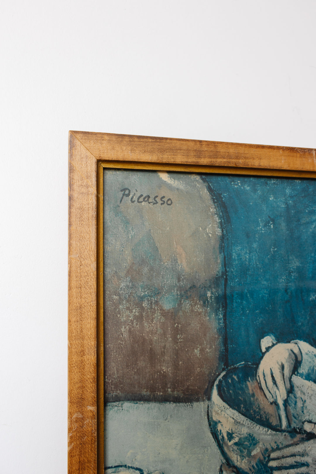 vintage framed print “Le Gourmet” by Picasso