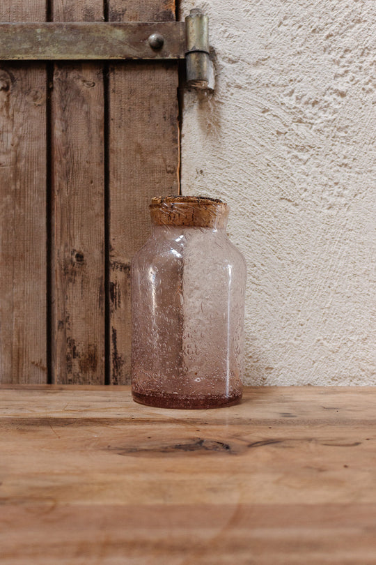 antique french biot handblown jar