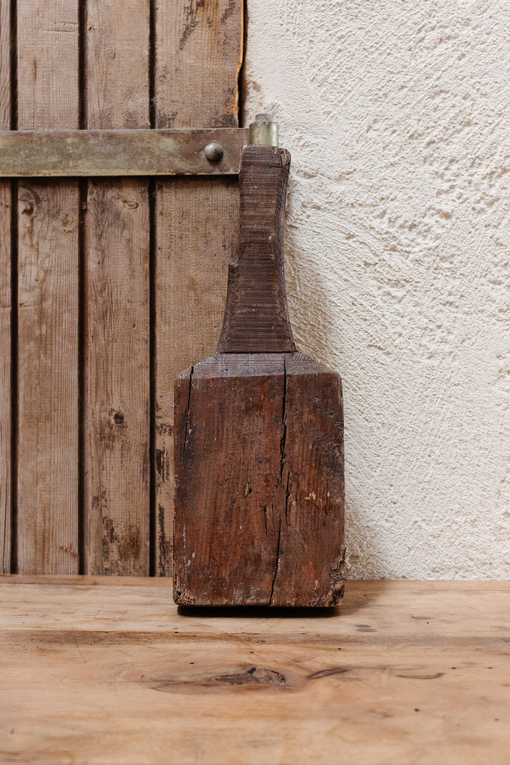 antique french thick handmade artisan breadboard