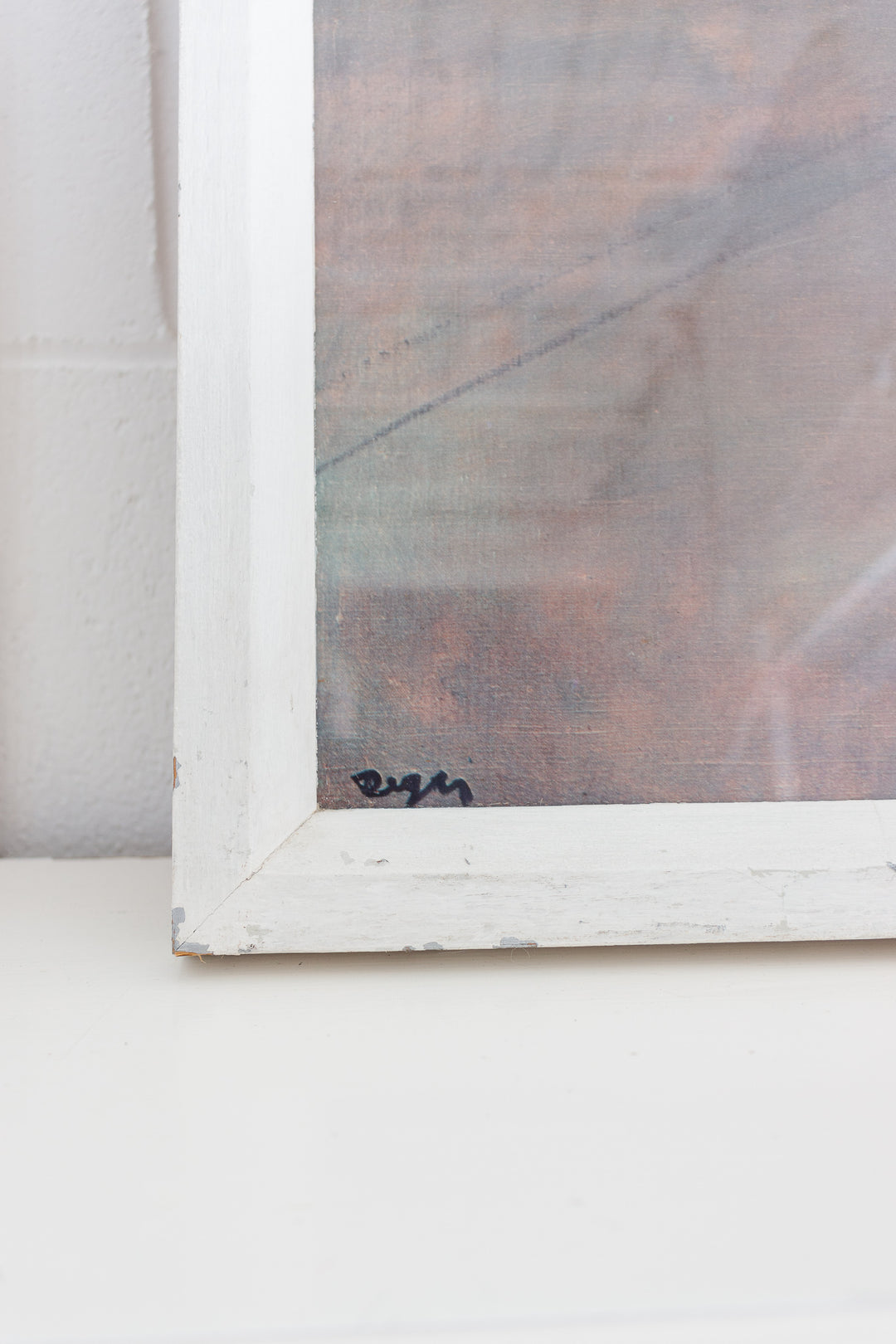 vintage framed print “Two Dancers on Stage” by Degas