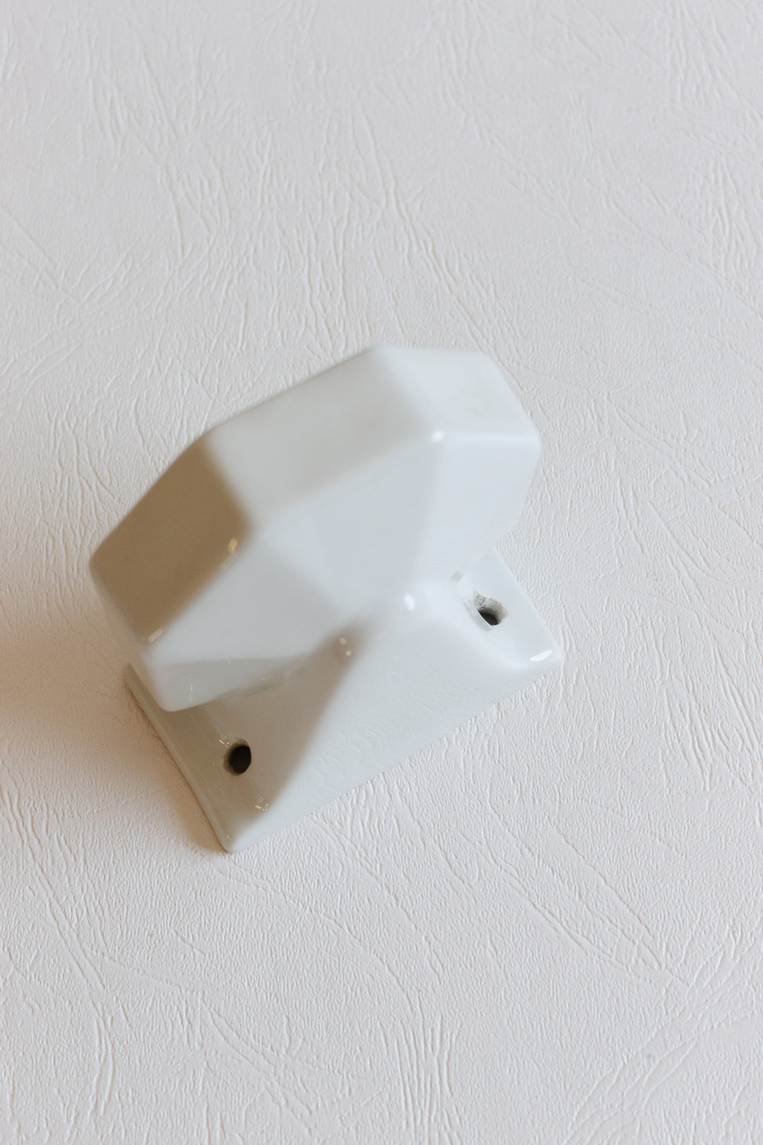vintage french wall mounted porcelain soap holder